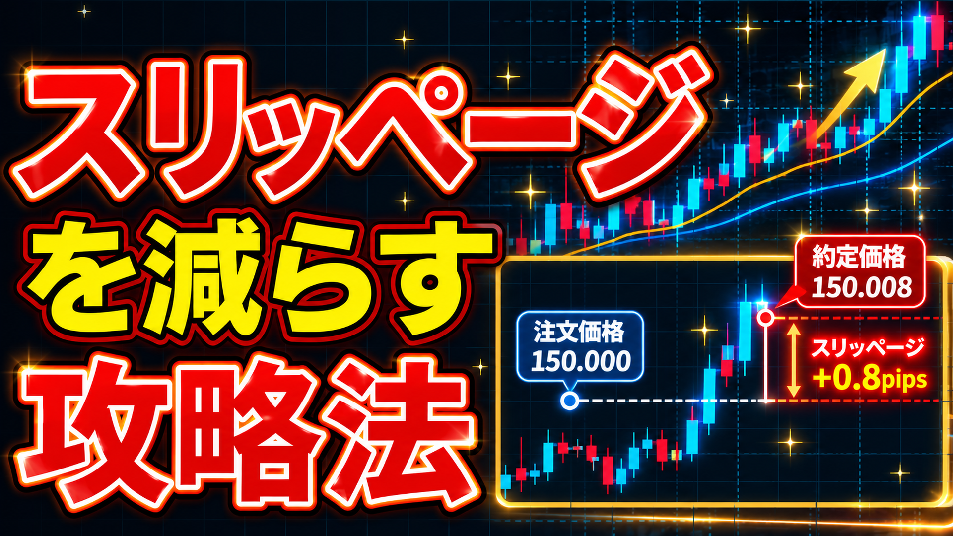 滑り（スリッページ）を減らす攻略法