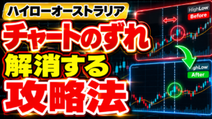 チャートのずれ解消攻略法
