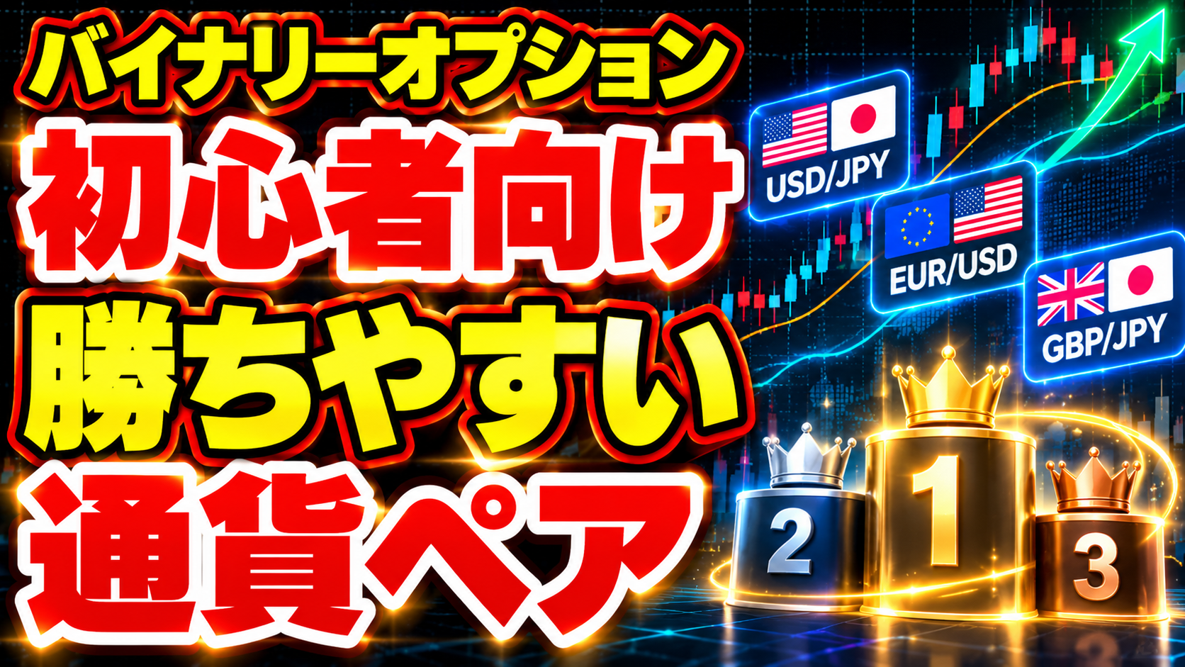 初心者が勝ちやすい通貨ペア